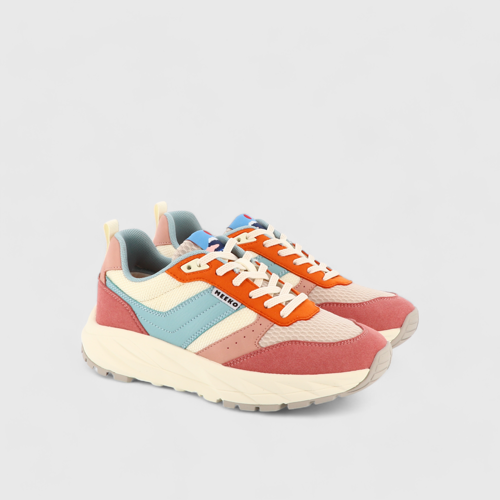 PONGO - CYAN - BASKETS TECHNIQUES ET DURABLES