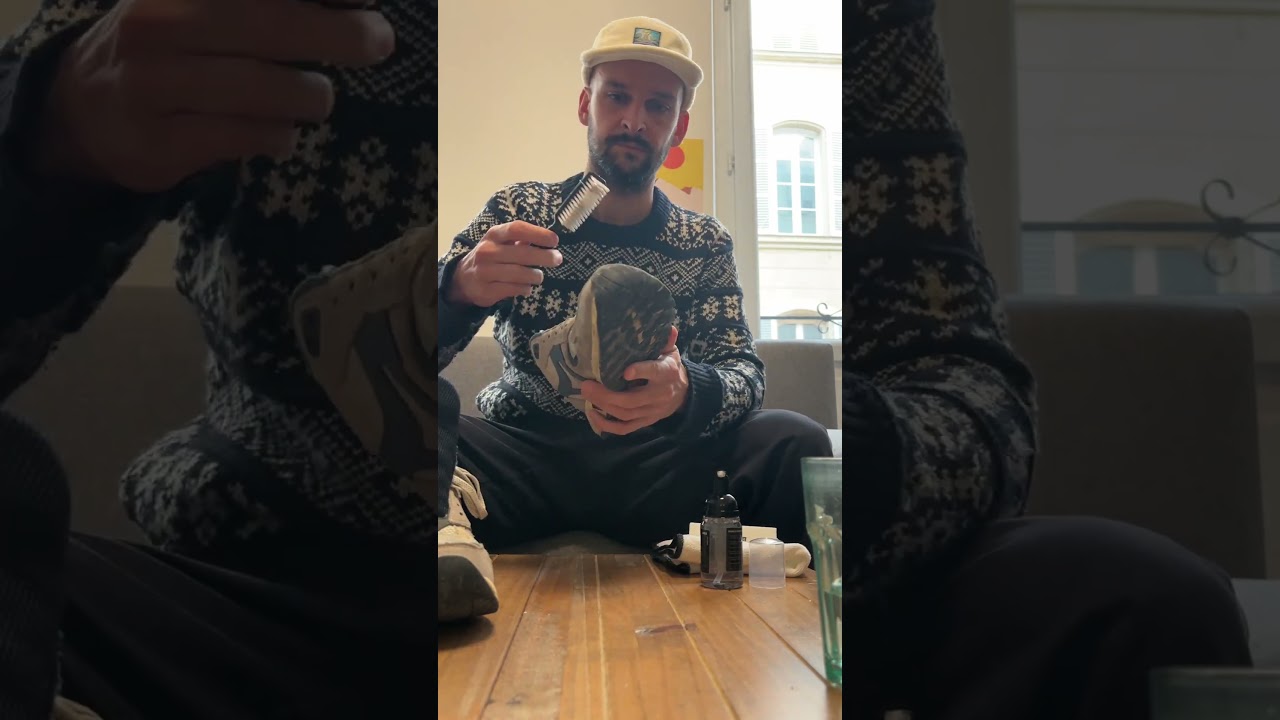 Comment nettoyer mes sneakers MEEKO ? - exemple de la CAPRA