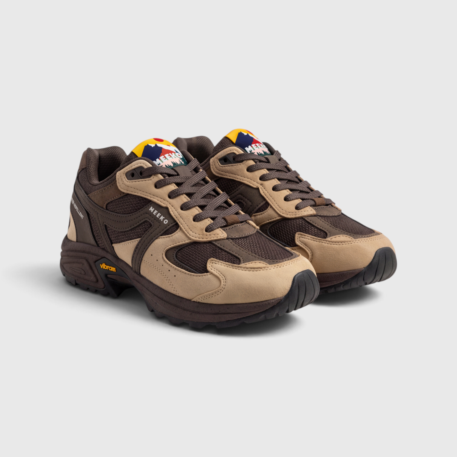 CAPRA - TAUPE - BASKETS TECHNIQUES ET DURABLES