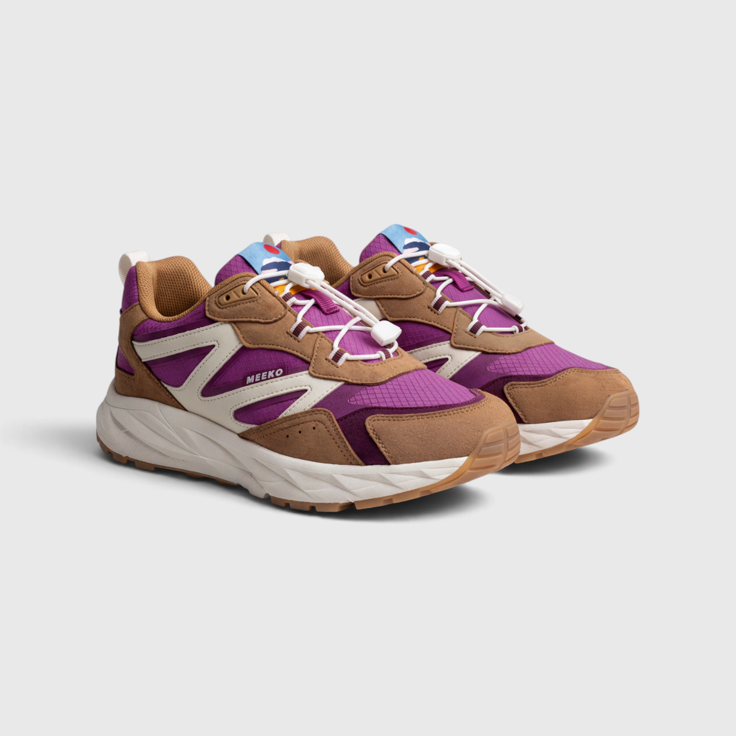 HONU - MAUVE - BASKETS TECHNIQUES ET DURABLES