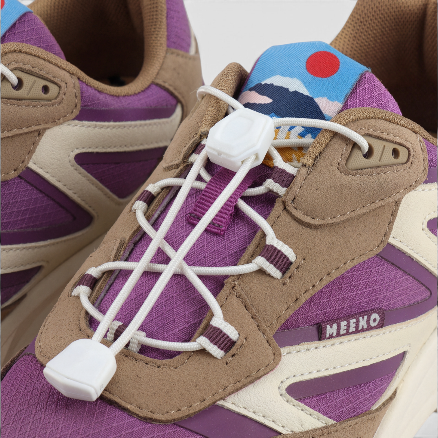 HONU - MAUVE - BASKETS TECHNIQUES ET DURABLES