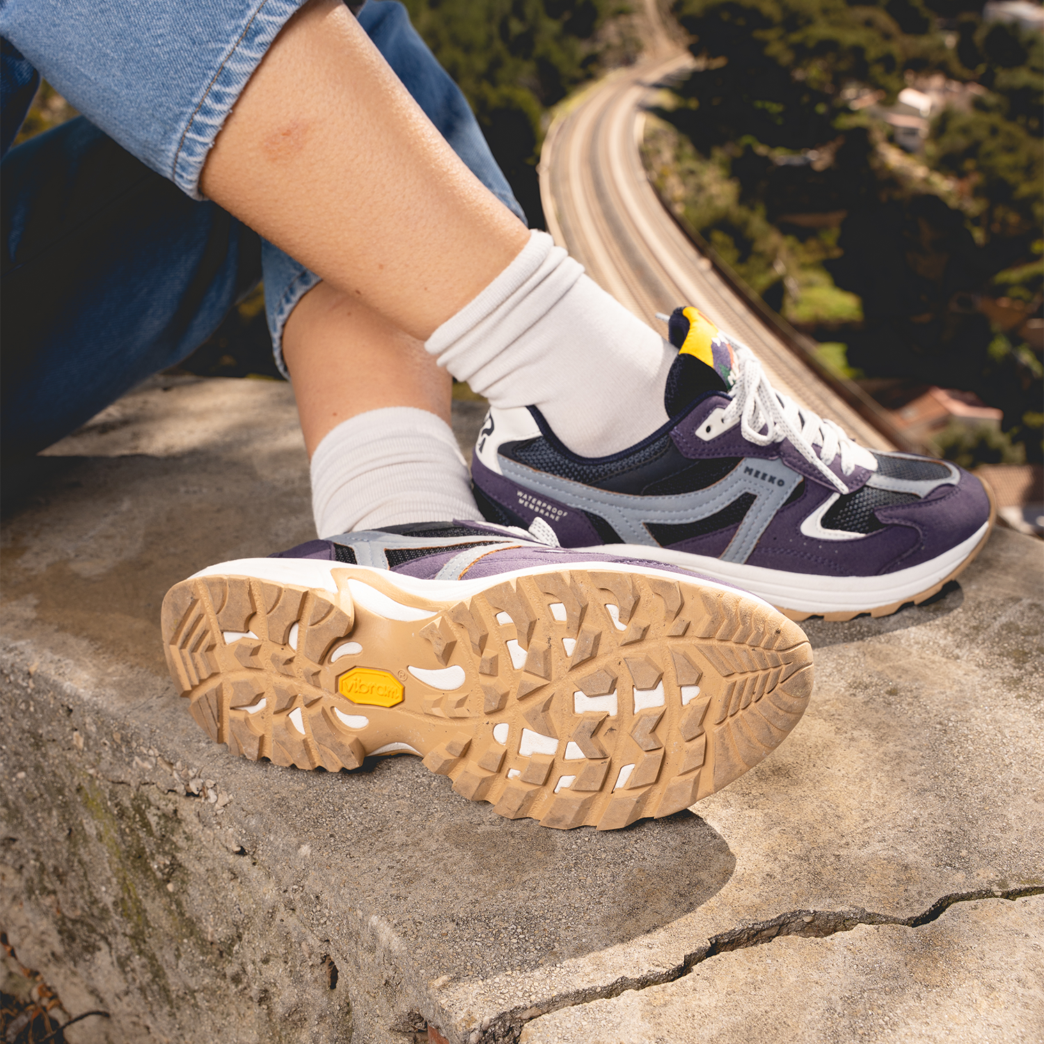 CAPRA - PURPLE - BASKETS TECHNIQUES ET DURABLES