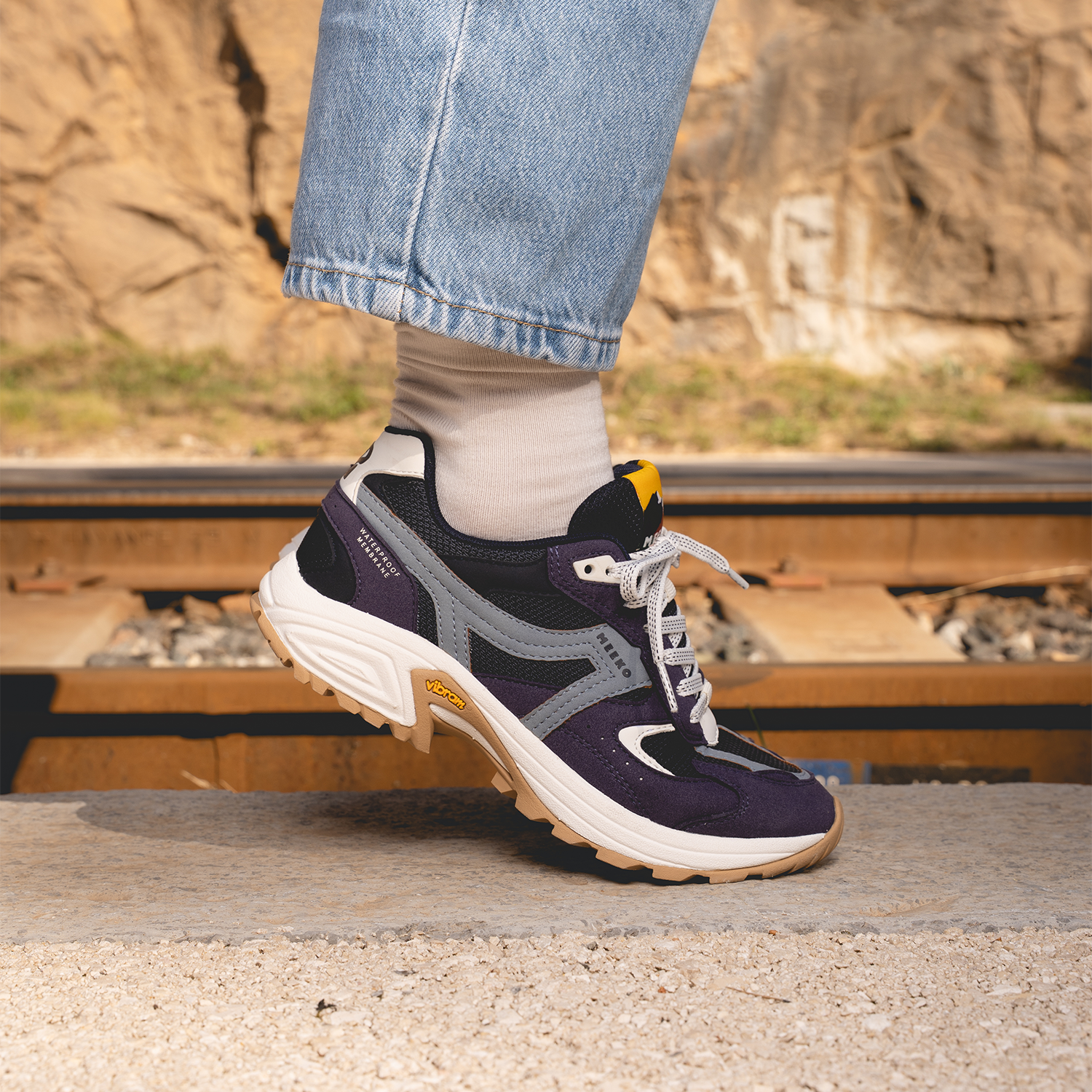 CAPRA - PURPLE - BASKETS TECHNIQUES ET DURABLES