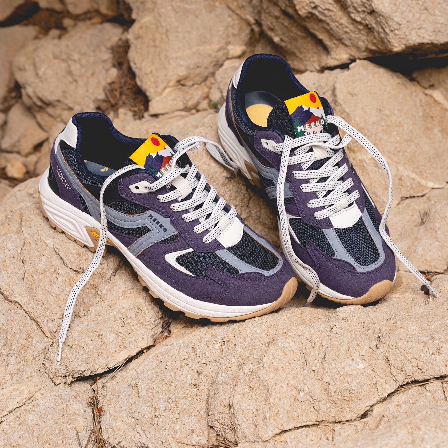 CAPRA - PURPLE - BASKETS TECHNIQUES ET DURABLES