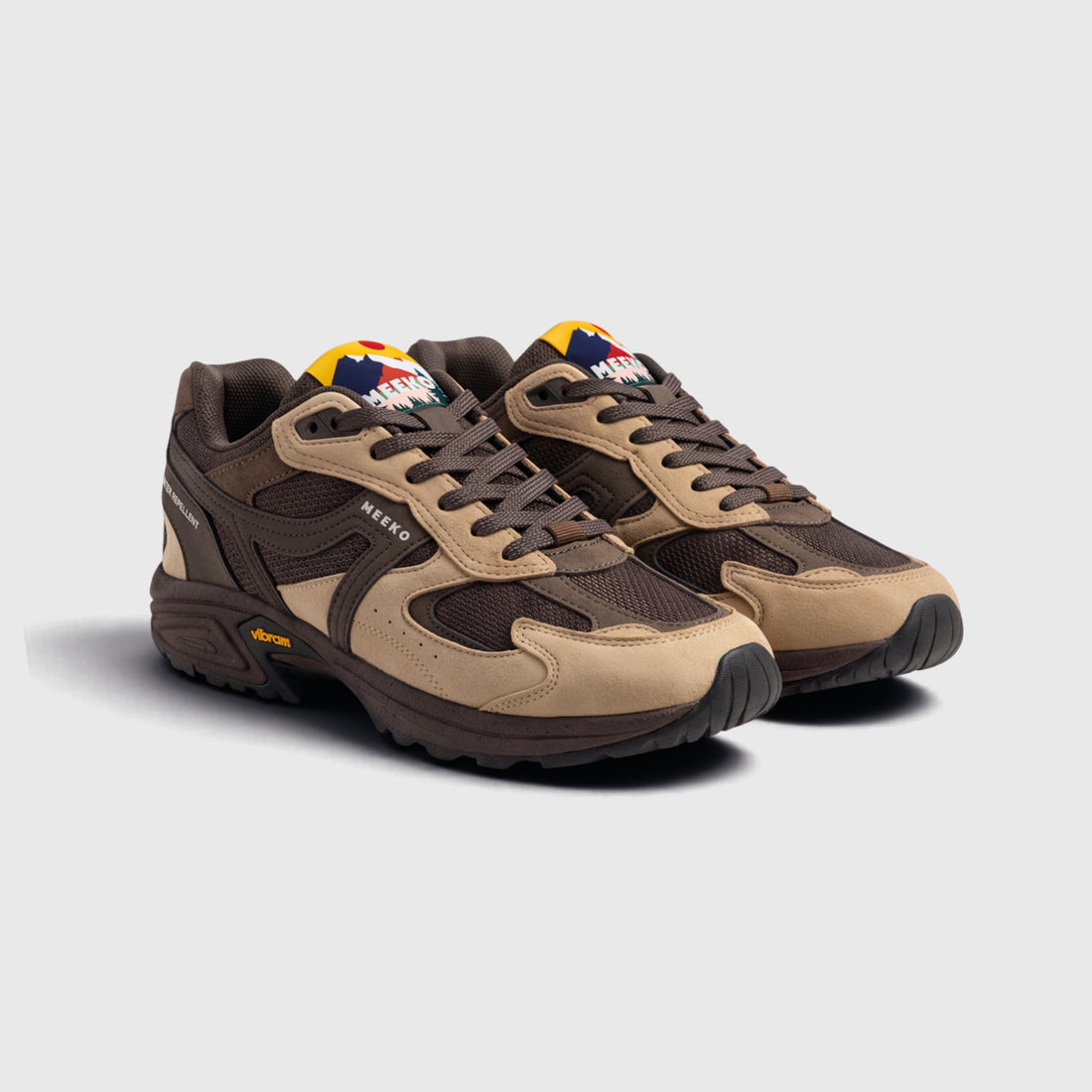 CAPRA - TAUPE - BASKETS TECHNIQUES ET DURABLES