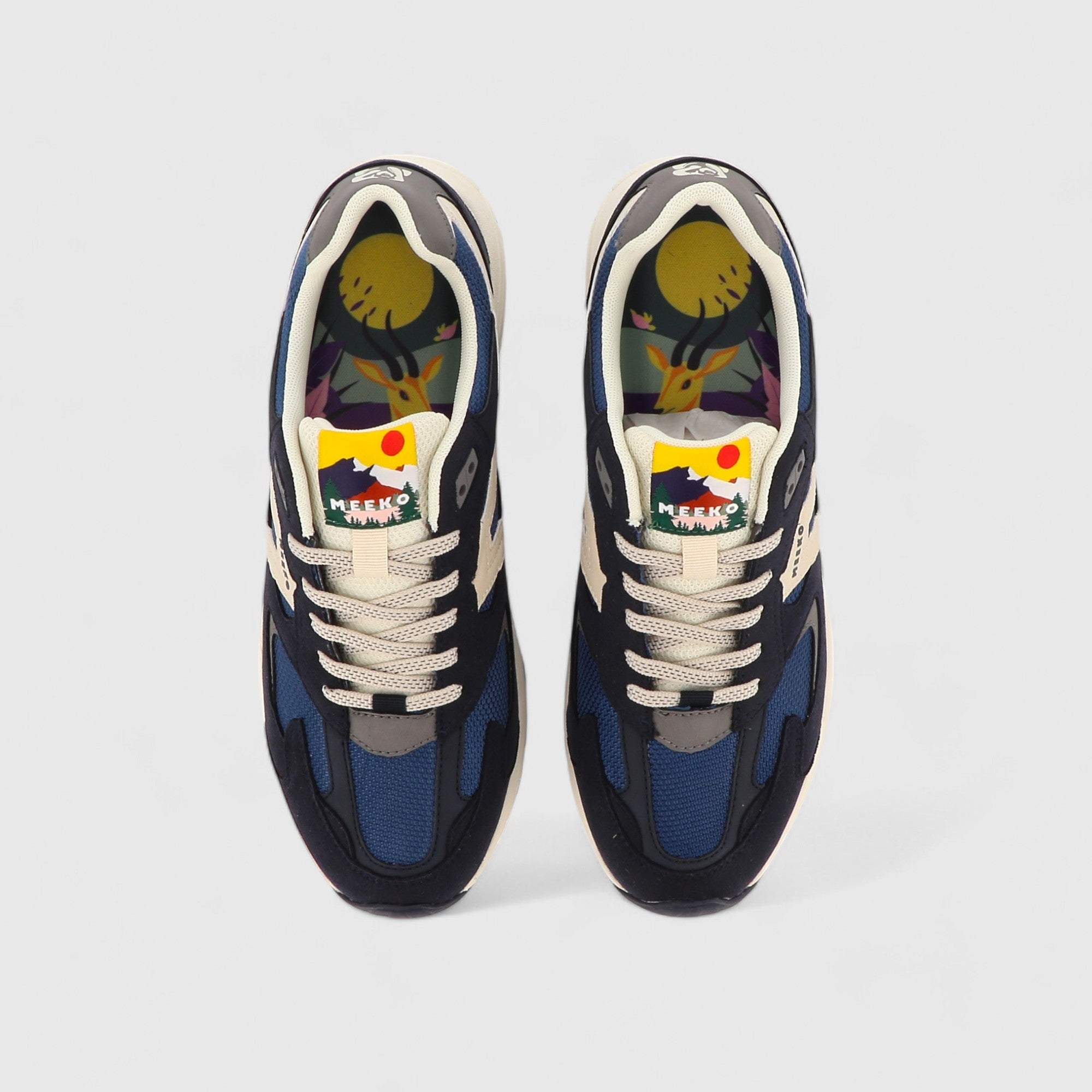 CAPRA - NAVY - BASKETS TECHNIQUES ET DURABLES