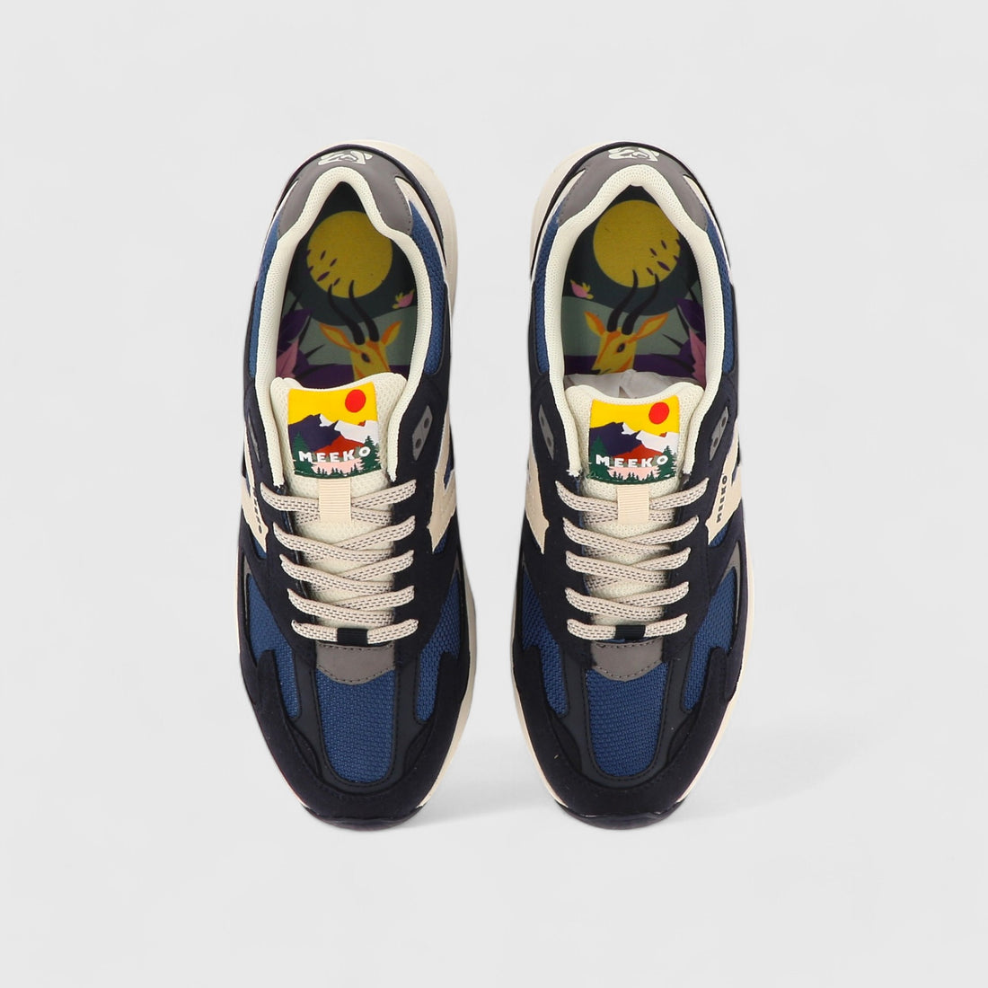 CAPRA - NAVY - BASKETS TECHNIQUES ET DURABLES