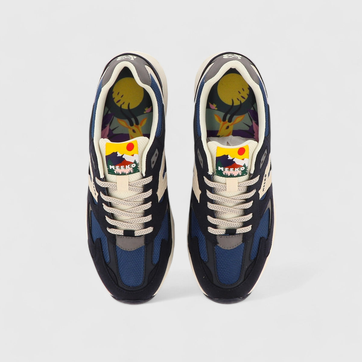 CAPRA - NAVY - BASKETS TECHNIQUES ET DURABLES