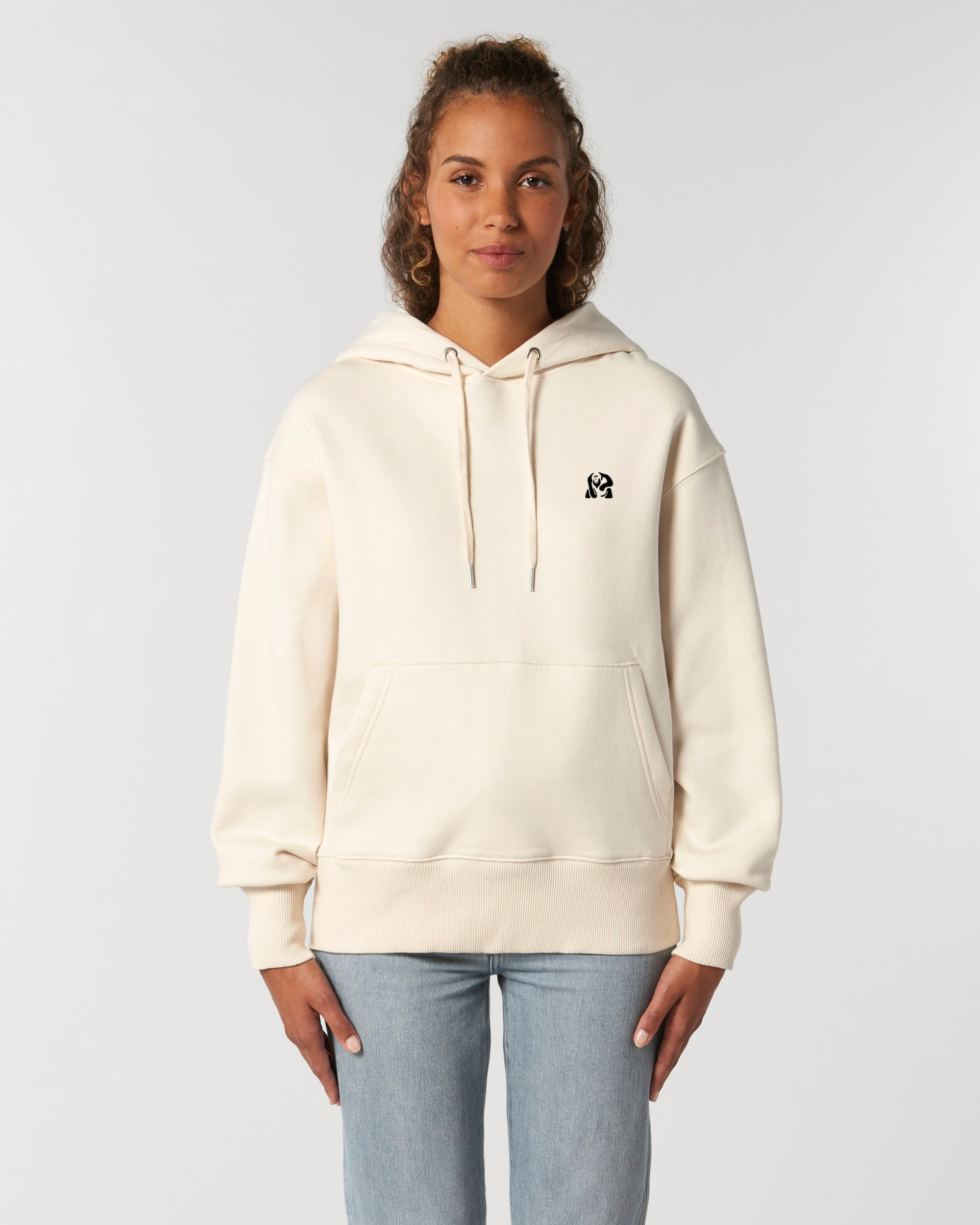 Thick organic cotton unisex hoodie - Kilimanjaro