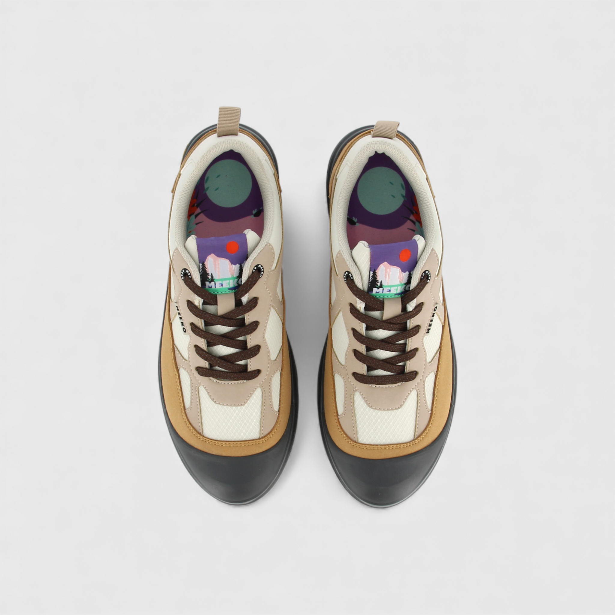 NANUK - TAUPE - BASKETS TECHNIQUES ET DURABLES