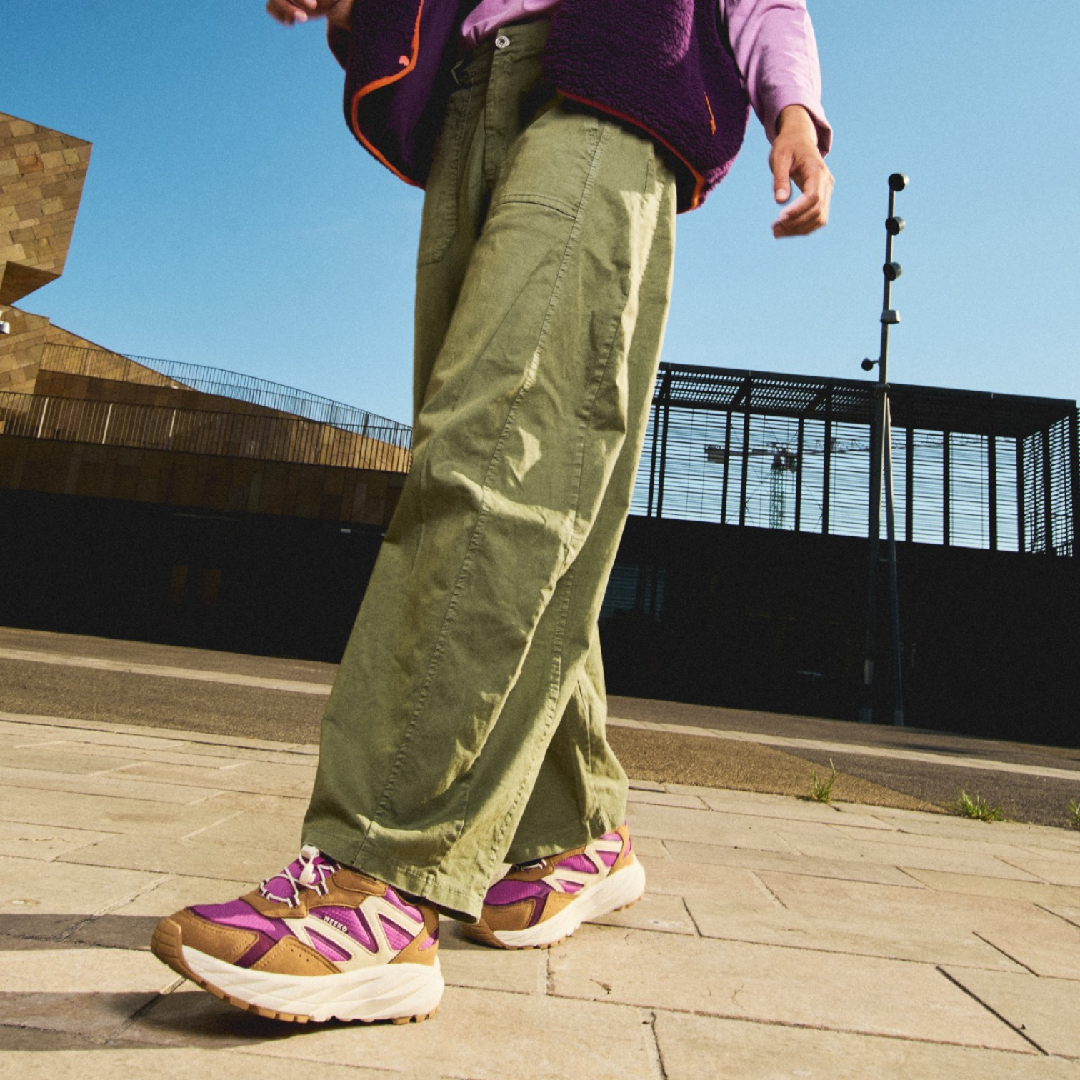 HONU - MAUVE - BASKETS TECHNIQUES ET DURABLES