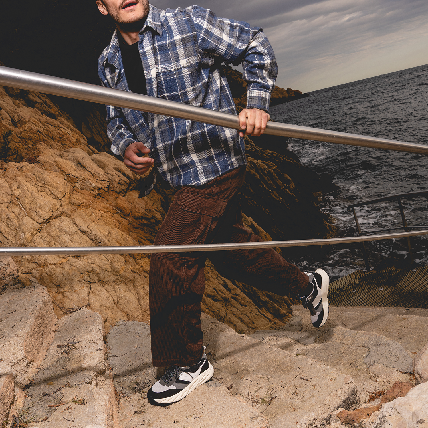 PONGO - DARK GREY - BASKETS TECHNIQUES ET DURABLES