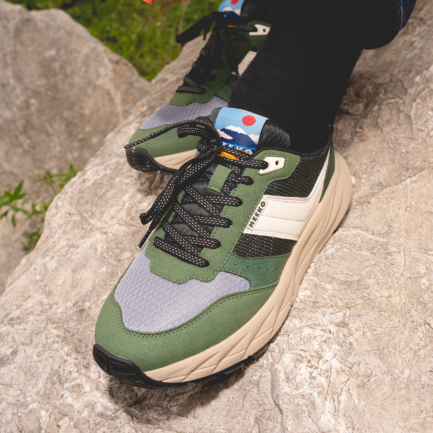 PONGO - GREEN - BASKETS TECHNIQUES ET DURABLES