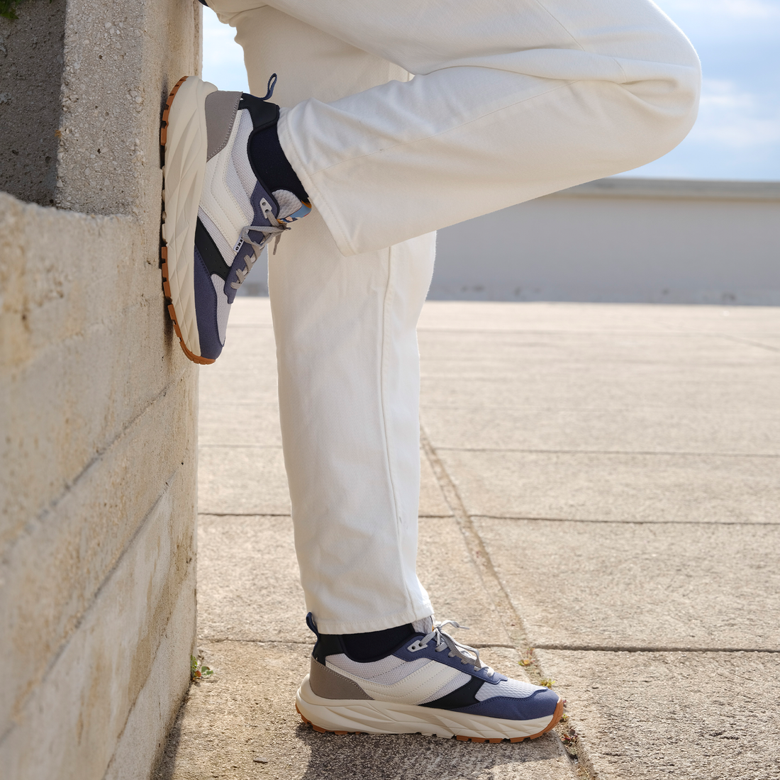 PONGO - NAVY - BASKETS TECHNIQUES ET DURABLES