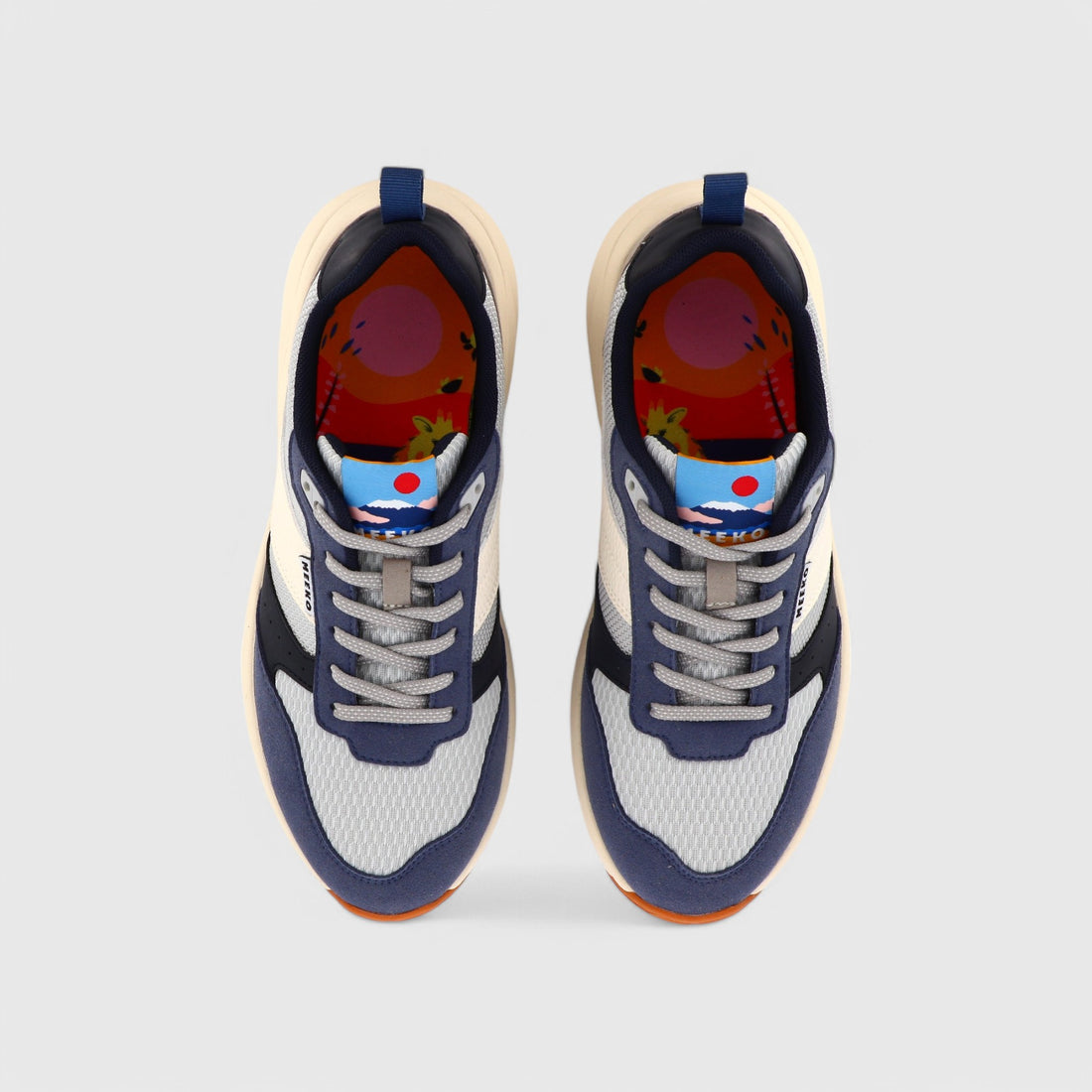 PONGO - NAVY - BASKETS TECHNIQUES ET DURABLES