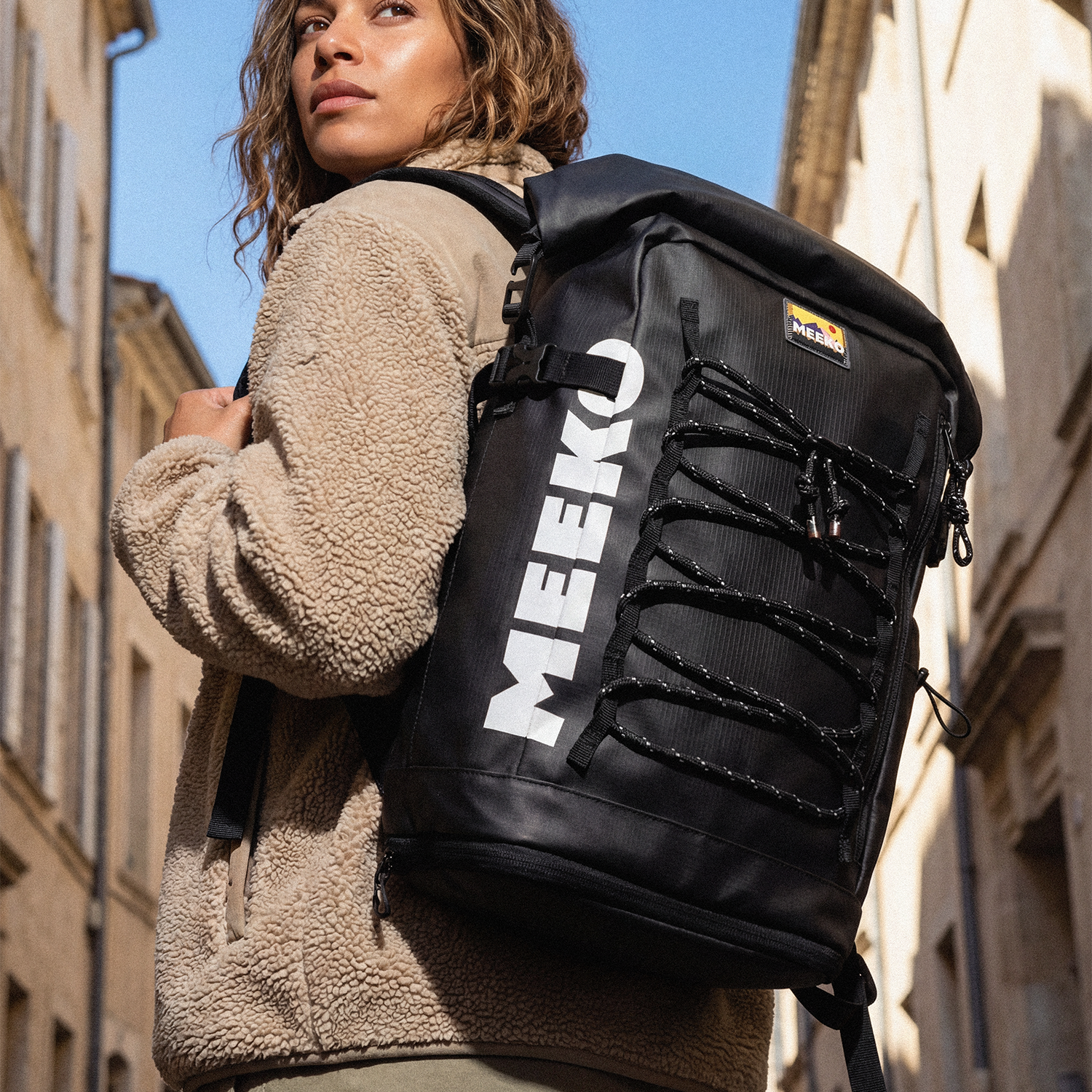 WOODPACKER - BLACK - BACKPACK TECHNIQUE ET DURABLE