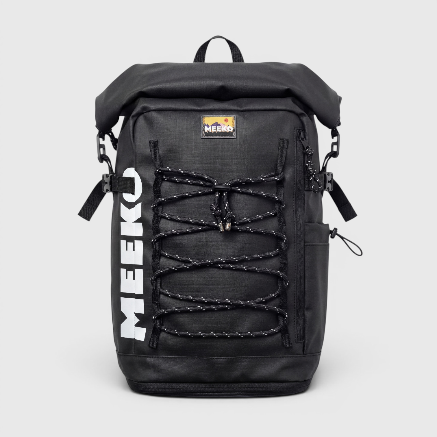WOODPACKER - BLACK - MODULAR, TECHNICAL, AND SUSTAINABLE BACKPACK
