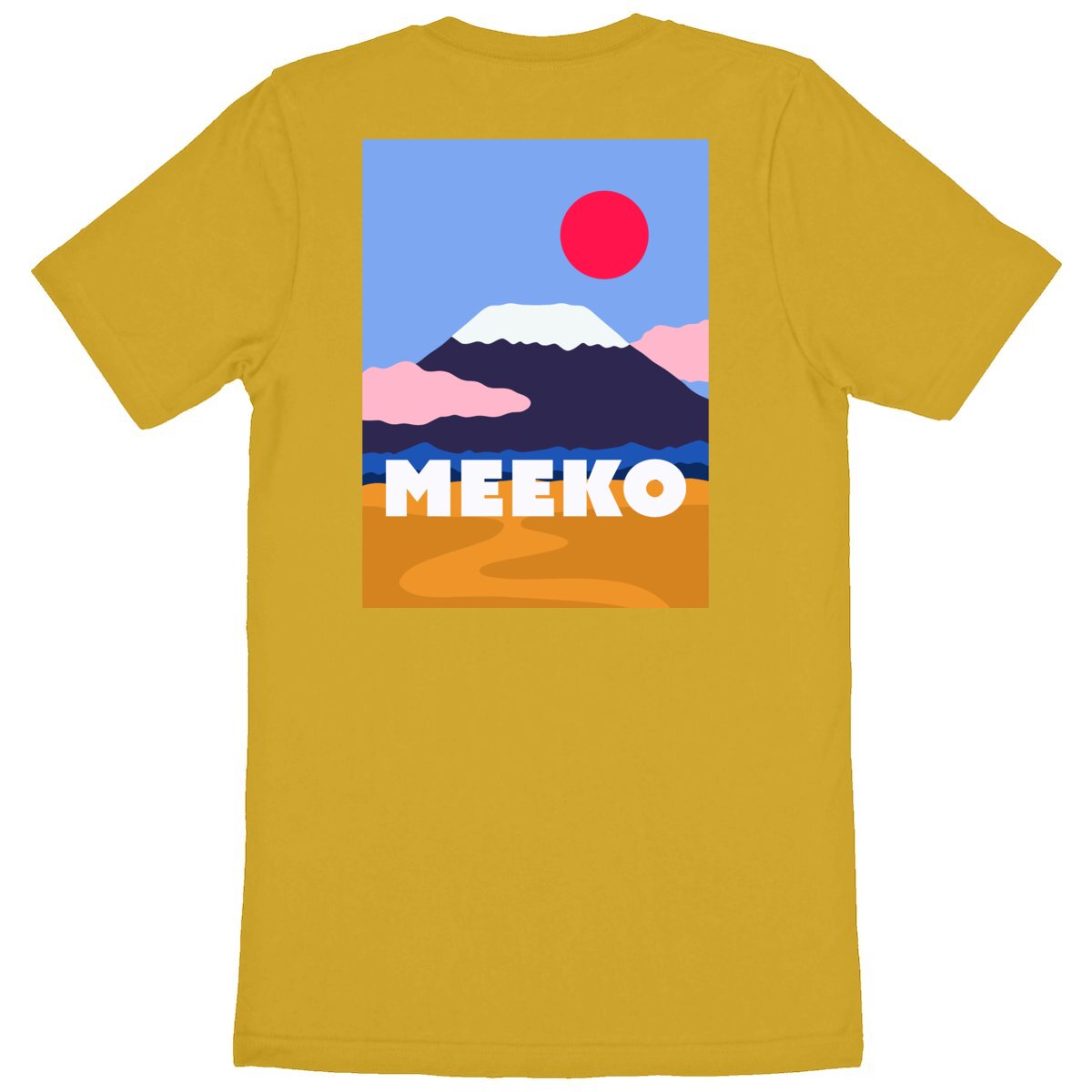 T-shirt unisexe épais en coton bio - Kilimandjaro